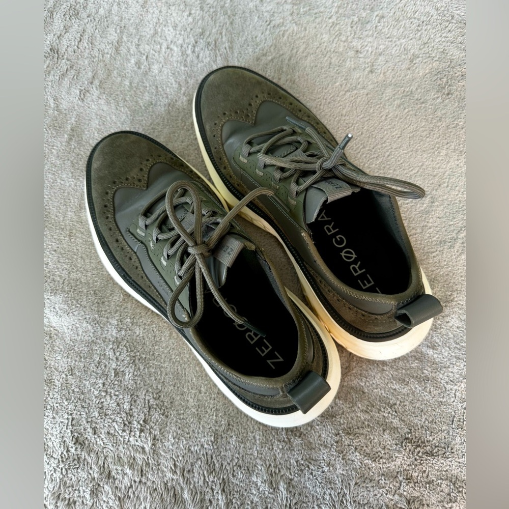 Cole Haan Suede Shoes in Forest Green